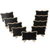 10pcs Wooden Mini Chalkboard Signs Creative Small Chalk Board Wedding Place Cards  Party Supplies