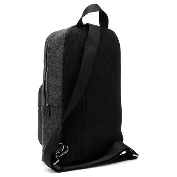 Michael Kors MK Cooper Vintage Fashion Casual Crossbody Chest Bag Men bags Black 37S1LCOY1B-BLACK