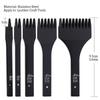 Fenrry 4mm 1/2/4/6 Prong Stitching Punch Tool Leather Hole Punches Spacing Punch Tool Leather Chisel for DIY Hand Sewing
