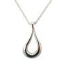 [Used] TIFFANY/Tiffany 925 Teardrop Pendant/Necklace/j92-4