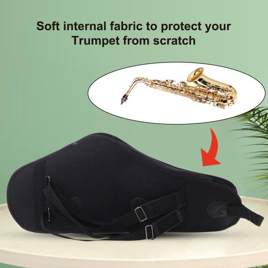 Сумка для саксофона Износостойкая Конструкция на молнии Легкая Сумка-чехол для тенор-саксофона Eb для инструмента