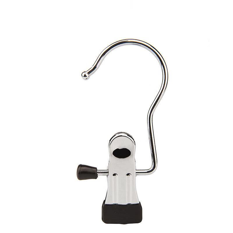 JINGRUIXIANG Rotating Non-Slip Trouser Hangers with Dipped Plastic Clips