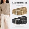 Non-Porous Women'S Woven Belt Retro Decorative Casual Pants Jeans Belt Women'S