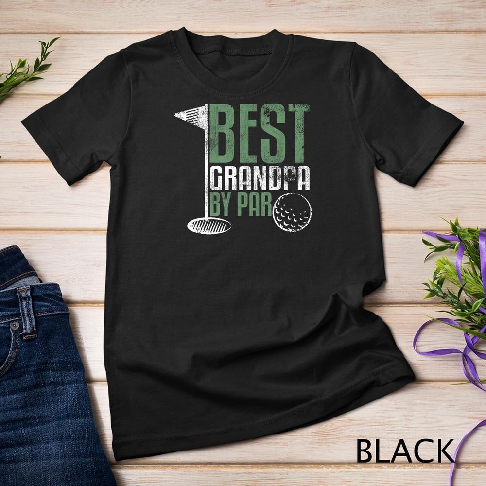 Лучший дедушка по пара Father's Day Гольф Дедушка Гольф Подарок Унисекс Футболка