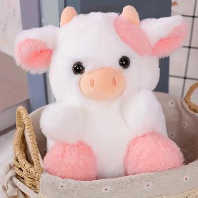 20 см мягкая милая плюшевая игрушка корова кукла украшение автомобиля украшение домашнего стола кукла для торта мужской и женский подарок на день рождения корова