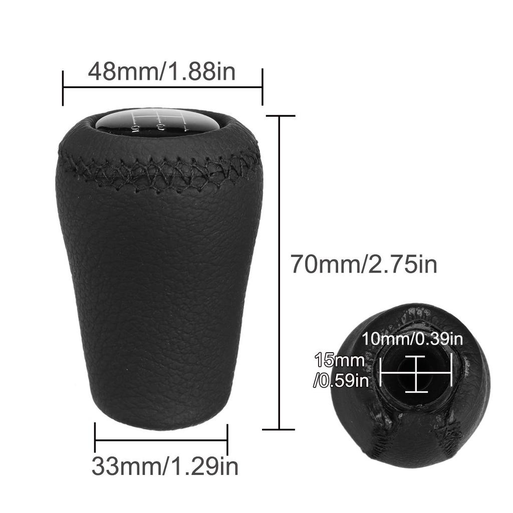 Кожаная ручка переключения передач для автомобиля 5/6 скоростей MAZDA 3 BK BL 5 CR CW 6 II GH CX-7 ER MX-5 NC III MT 2007-2012 2009 2010 2011