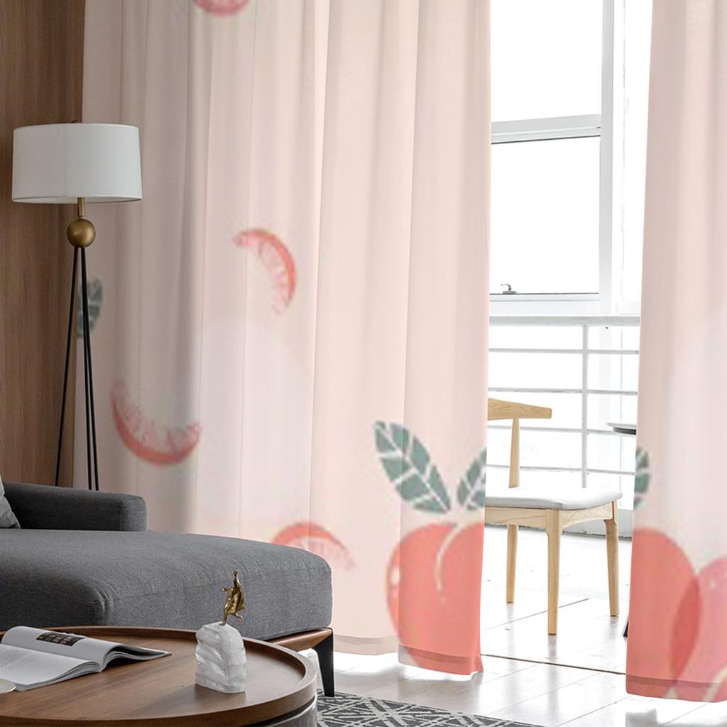 Персиковый тюль прозрачные шторы для гостиной спальни современные шифоновые вуали органза шторы декоративные шторы