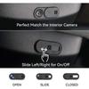 Защитная крышка для камеры Tesla Model 3 Y, аксессуары для центральной консоли, блокировщик переключателей веб-камеры, внутренняя наклейка, отделка