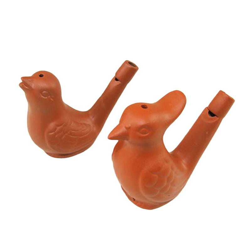Whistle Bird Waterfor Ceramic Whistles Party Kids Call Musical Toys Slide Blower Instrument Noise Flute Noisemakers Funny Caller