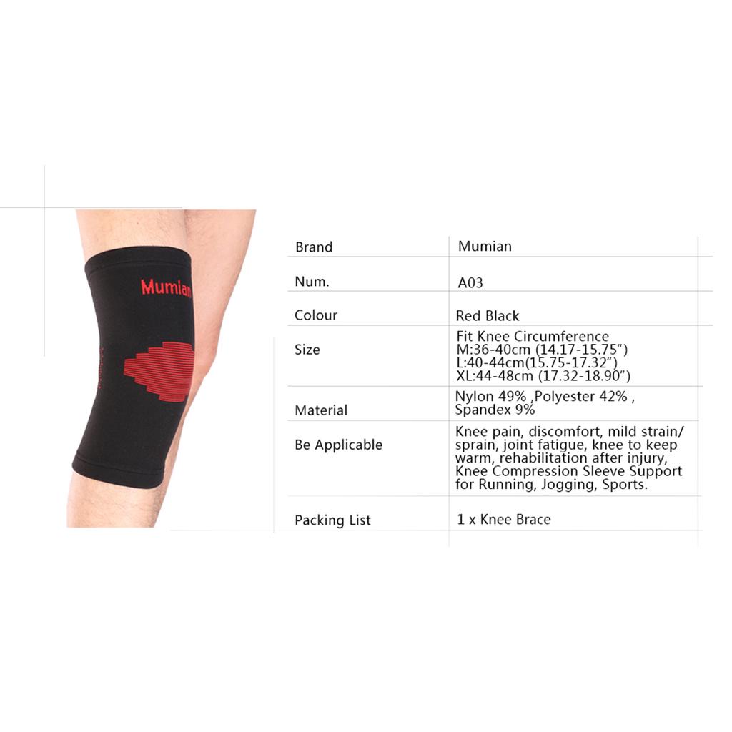 Sports Support Leg Knee Elastic Brace Wrap Protector Knee Pads Sleeve Cap Patella Guard