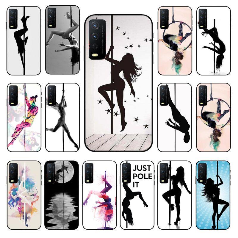Pole Dance Dancing Girl Phone Cover For Vivo Y31 Y30 Y33S Y11S Y12S Y17 Y20 Y20S Y21 Y21S Y1S Y53S Y15 Y19 Y91C V23 Case Coque