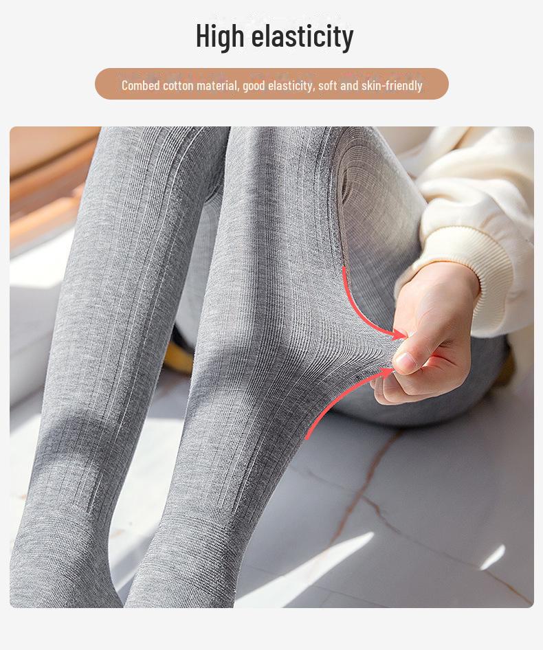 Spring & Autumn Cotton Striped Children's Dance Socks - No Pilling, High Elasticity, Durable Bottoming Socks