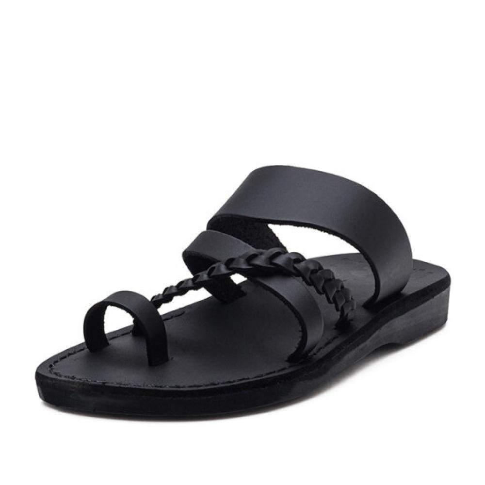 Jerusalem Sandals Black 1050 Rebecca Black