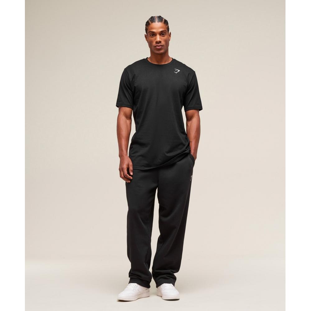 Gymshark Футболка CresT Tall Black A2b9o Bb2j