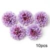 Purple Artificial Flowers Heads Silk Fake Flowers for Home Decor Party Wedding Decoration Garlamd DIY Craft Gifts Accessories