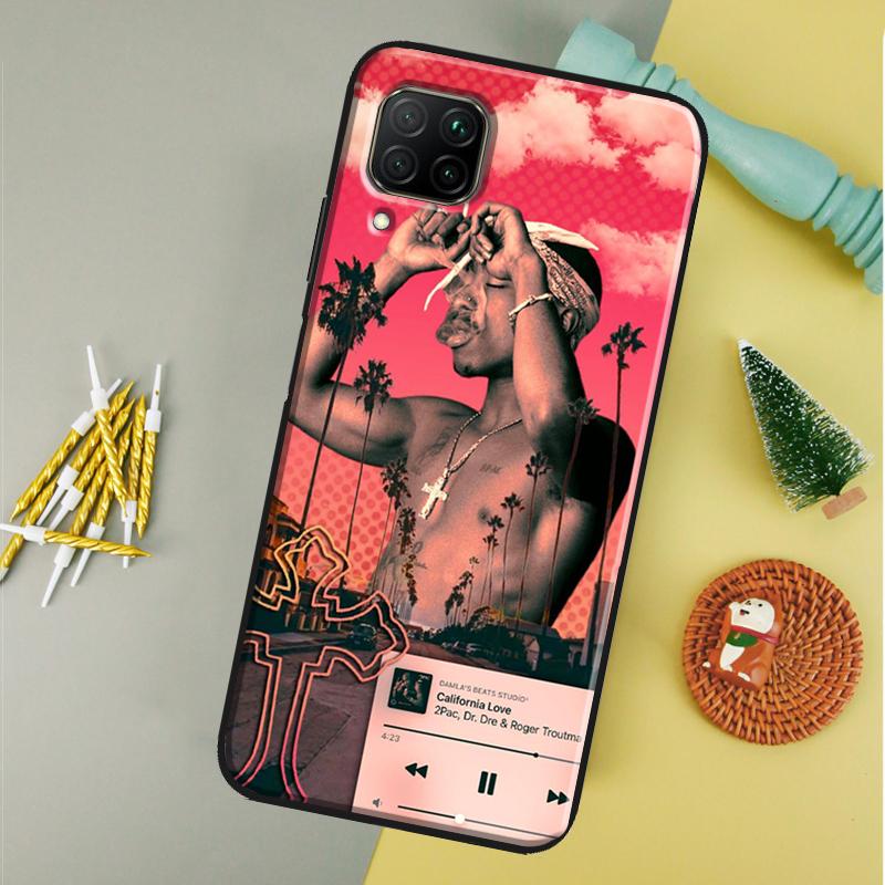 2Pac Makaveli Tupac Amaru Shakur For Huawei Nova 12i 11i 8i 12s 9 10 SE Y90 Y60 Y70 Y72 Y61 Y91 P20 P30 P40 Lite P60 Pro Case