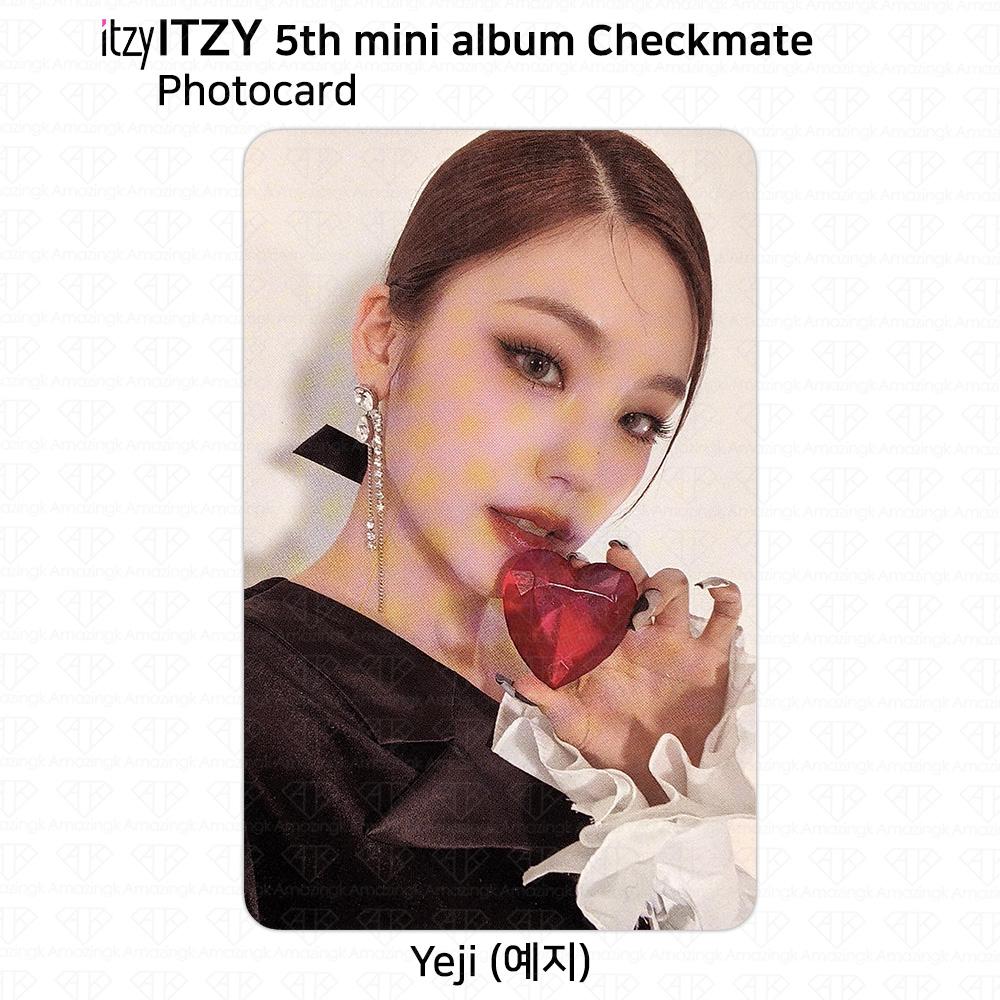 ITZY 5-й мини-альбом «Шах и мат», официальная фотокарта, прозрачная карта, специальная карта KPOP