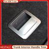 Stainless Steel Car Trunk Inner Handle Cover Decoration Sticker Trim for Volkswagen VW T-roc 2017 - 2022 Interior
