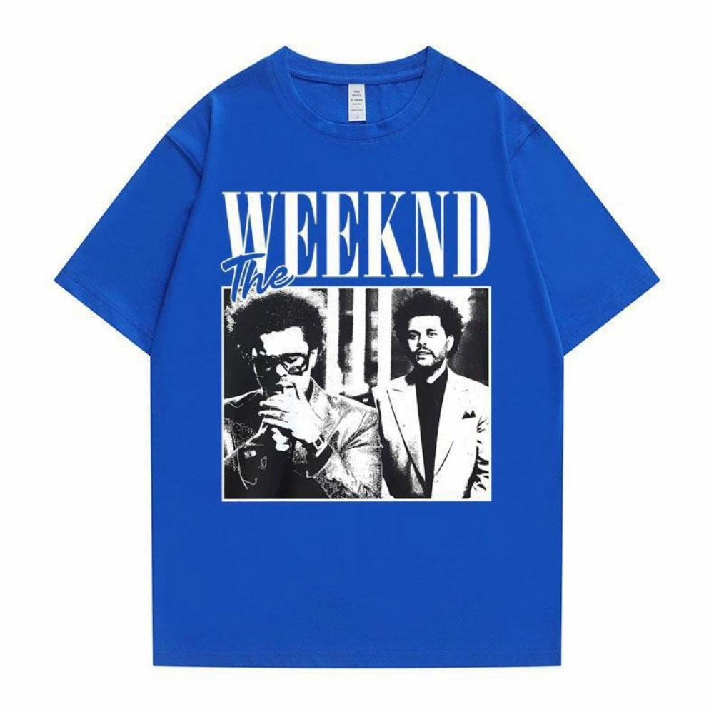 Поп-певец Артист The Weeknd Принт Аниме Топы Футболки Одежда Женская Футболка Женщины Мультяшная Футболка Короткий Рукав Девочки Футболка