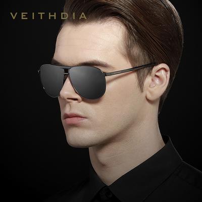 Мужские поляризованные солнцезащитные очки VEITHDIA в винтажном стиле