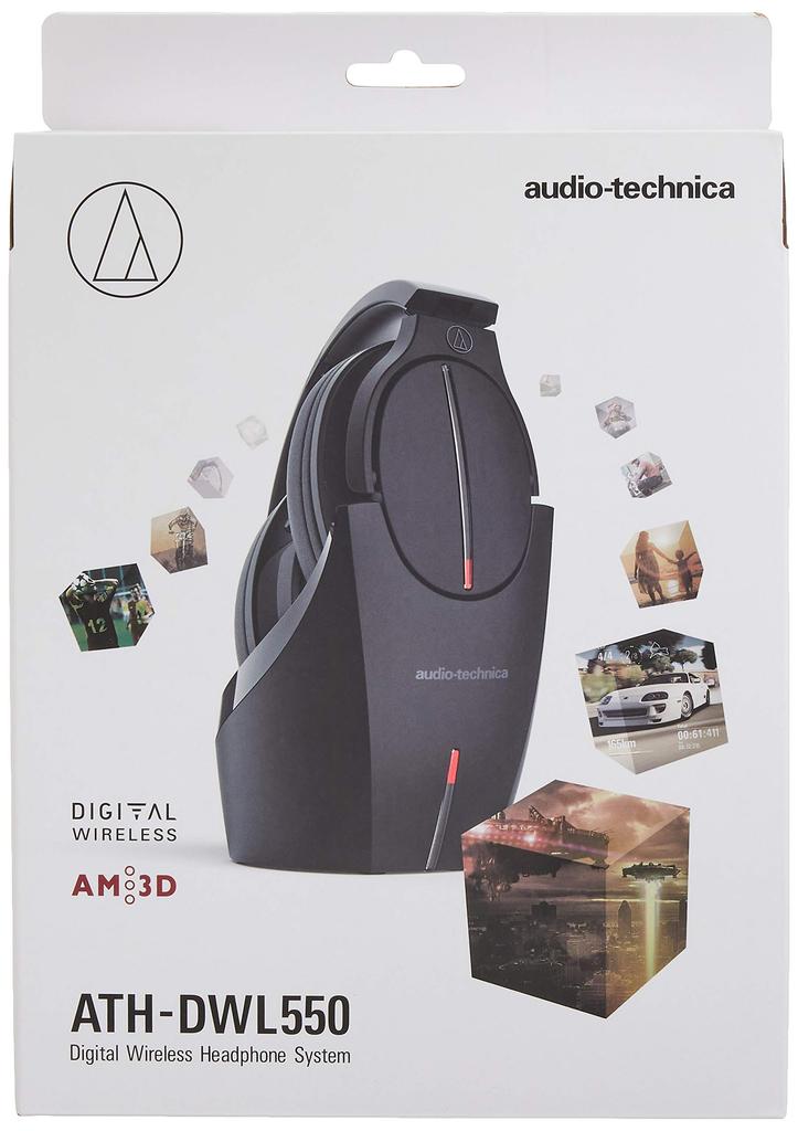Цифровая беспроводная система наушников Audio-Technica ATH-DWL550 Черный