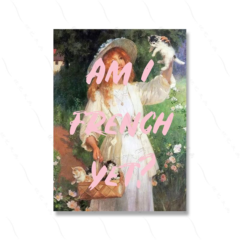 Greek Retro Renaissance Abstract Quirky Feminist Art Canvas Painting Sexy Woman Poster Print Wall Picture Home Bed Room Decor