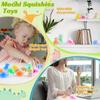 1-24pcs Squishy Fidget Toys for Kids Mochi Squishy Toys Bulk Party Squeeze Balls with Water Beads Dinosaur Sea Animals Stress