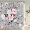 Высококачественные красочные цветы листья растений шторки для душа водонепроницаемая занавеска для ванной занавеска для ванны с крючками шторка для душа