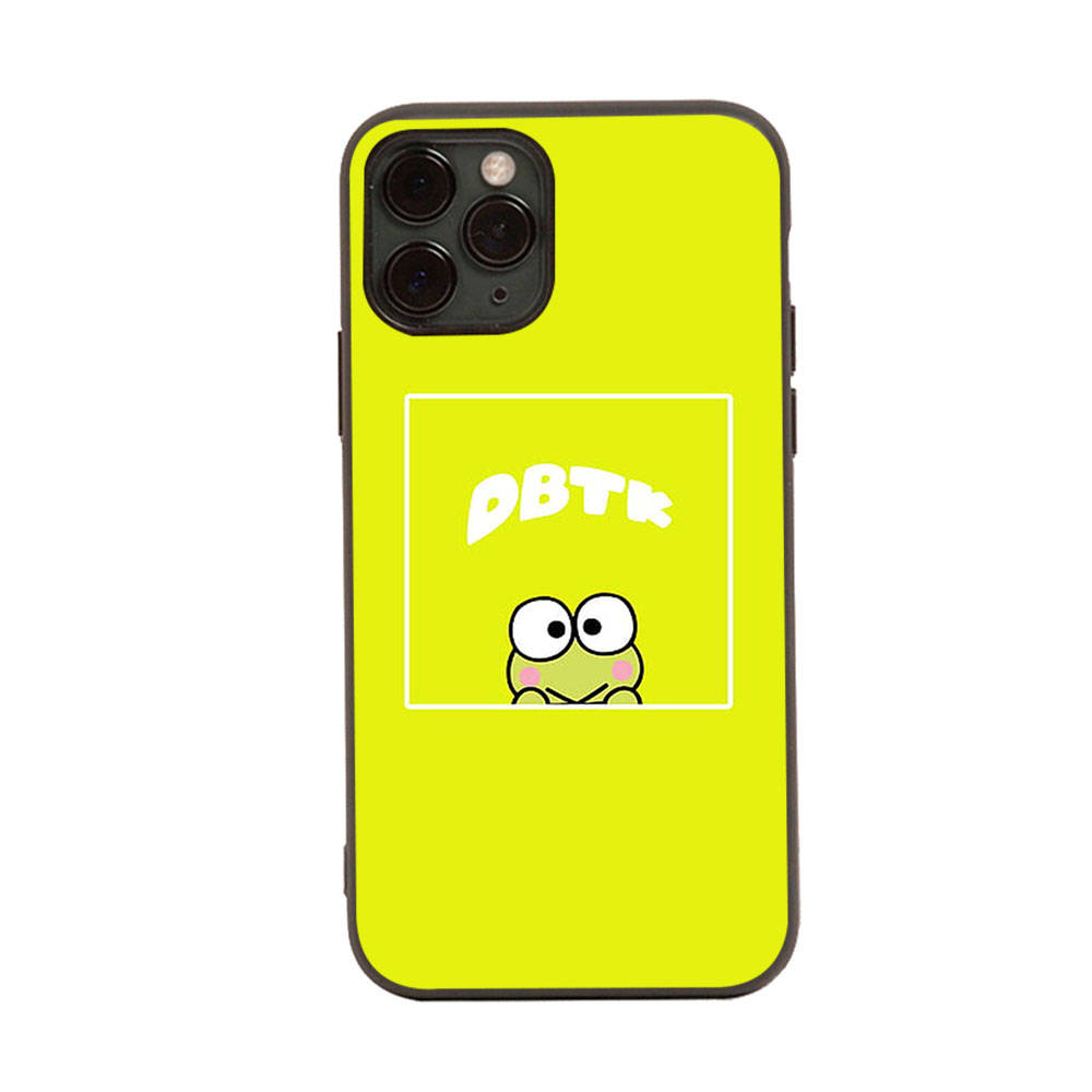 HK17 Keroppi Black Sofe Case for iPhone 16 15 Plus 14 13 Pro 8 SE XR XS Max P30 Nova 5T Y5P Y6 Y7 Y8P Y9 Realme C30 C33 C31 VIVO Y36 V27