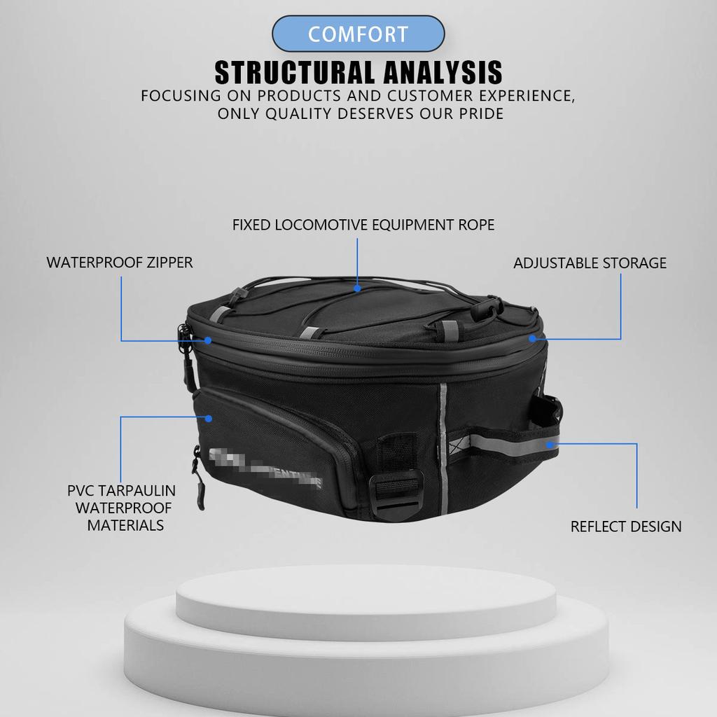 Водонепроницаемая мотоциклетная сумка на хвост для BMW R1250GS R1200GS LC Advenutre F850GS F750GS Honda Yamaha Kawasaki Сумка на заднее сиденье Багаж