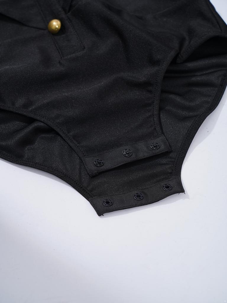 Боди для латинских танцев для мальчиков с длинным рукавом и воротником-стойкой, купальник для бальных вечеринок, соревнований, выступлений на сцене