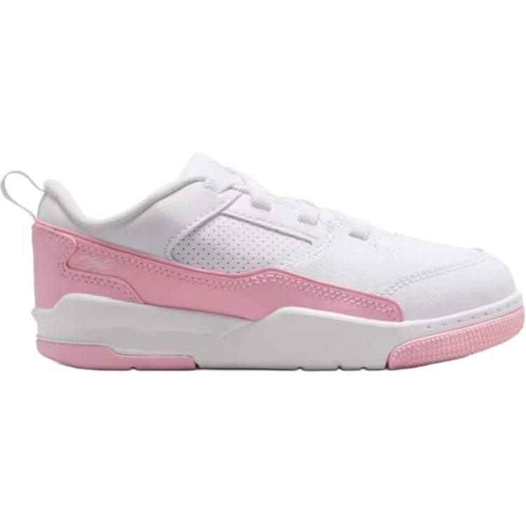 Jordan FLIGHT COURT Low top Children's Basketball Shoes Pink White Children Aged 3 7 Years Old HF3332-161