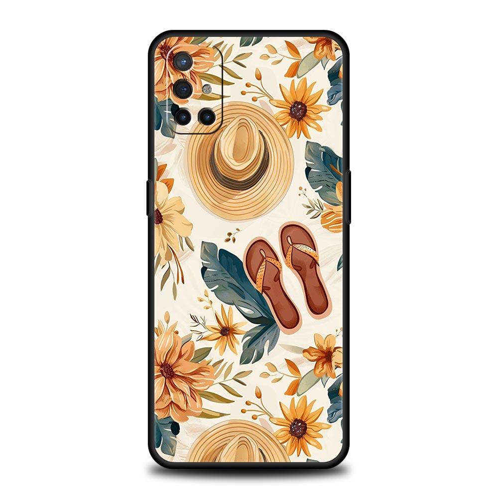 Летний пляжный чехол для телефона для Oneplus 13R 13 12R 11 10T 10R Nord N100 N200 N10 10 9 9R 9RT CE 3 2 Z Pro 5G Мягкий ТПУ чехол Fundas