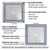 Silicone Edging Floor Drain Filter Anti-Clogging Bathtub Hair Catcher Shower Drain Cover  Shower