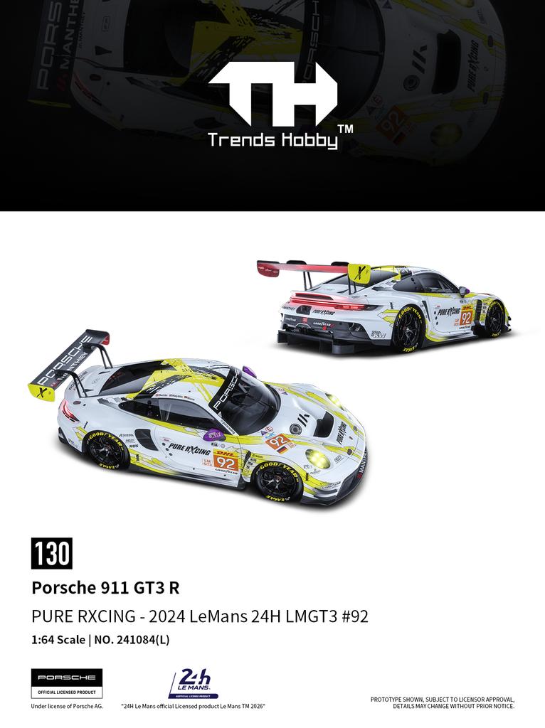 TH-Trends Hobby 1/64 Lamborghini Huracan GT3 EVO2 - DTM Porsche 911 GT3 R - Автомобили 24 часа Ле-Мана Металлический литой под давлением Модель
