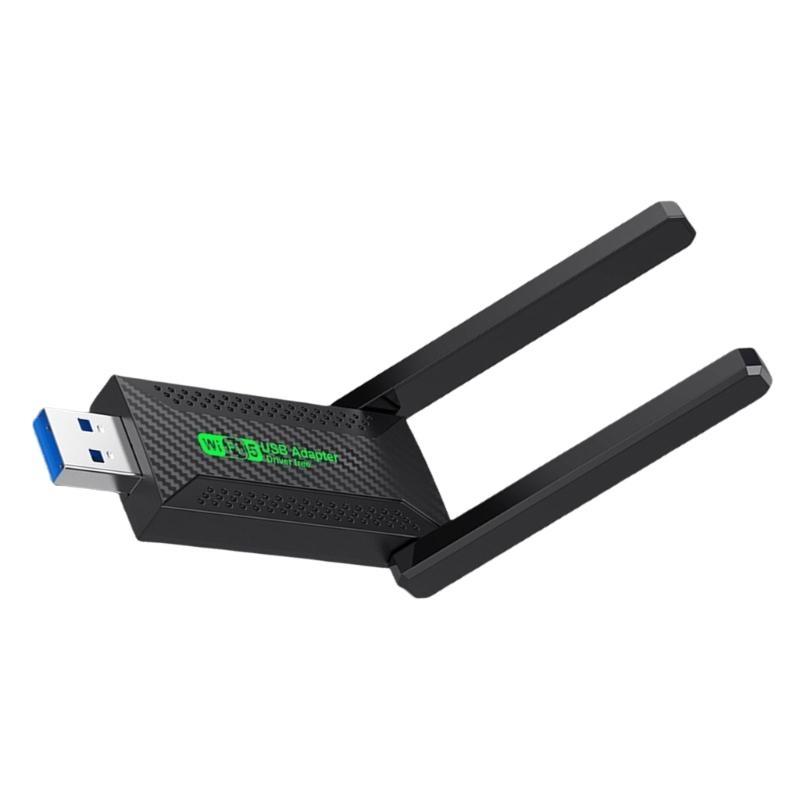 Fast Speed USB  WiFi Adapter, 1200Mbps 5G/2.4G Networking Adapter for Desktop Laptop PC