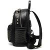 Women Bag Female Shoulder Bag Leather Backpack Bee Rivet Leather Handbags Leisure Travel Backpack