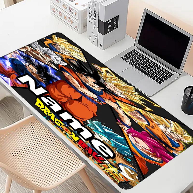 Custom Name Personalized Anime Pattern Mousepad, Laptop PC Desk Mat, Decorative Desk Mat for Home Keyboard Pad Gift