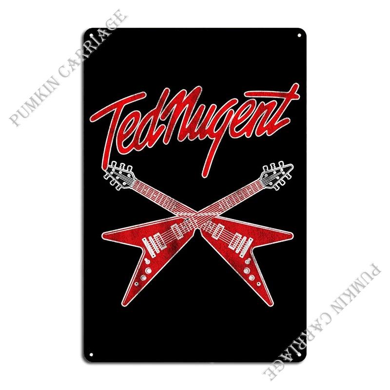Ted Nugent Metal Sign Party Plates Design Classic Designer Decoration Tin Sign Poster