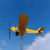 Metal 3D Windmill Wind Direction Compass Airplane Weathervane Garden Decoration Weather Vane