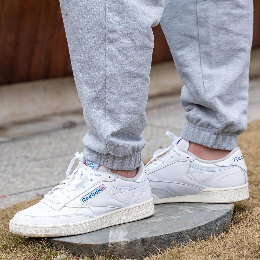 Reebok Club C 85 White Vector Blue Кроссовки унисекс Обувь-Белый Мел GX4467