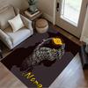 Eyes Dark Knight Personalized Text Floor Rug Office Rug Perfect for Hallway Living Rooms Decorate room Dormitory Antislip Carpet Anime Office Decor