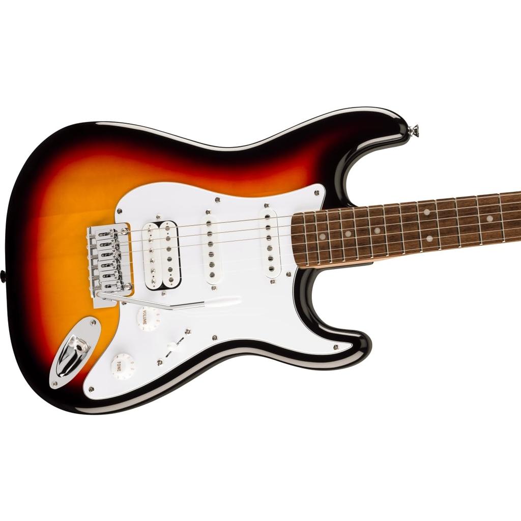 Squier by Series Stratocaster Junior HSS Laurel Накладка на гриф Белый пикгард Sunburst Squier Fender/Affinity 3-Color