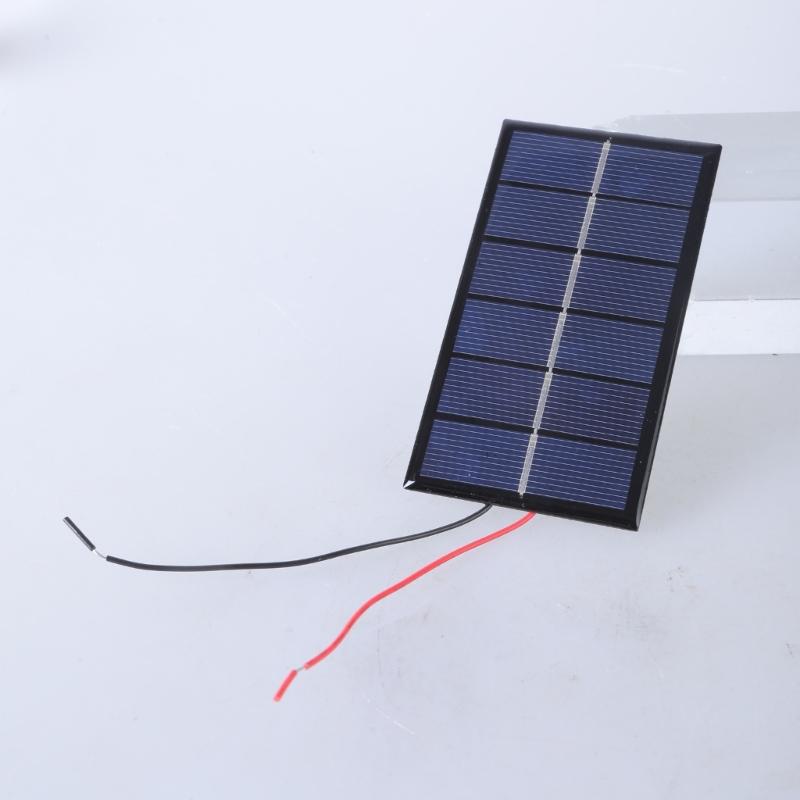 3.0V 220MA Солнечная панель с проводами, залитая клеем, пластина, солнечная эпоксидная панель, поликристаллическая плата, модуль солнечной системы, долговечный