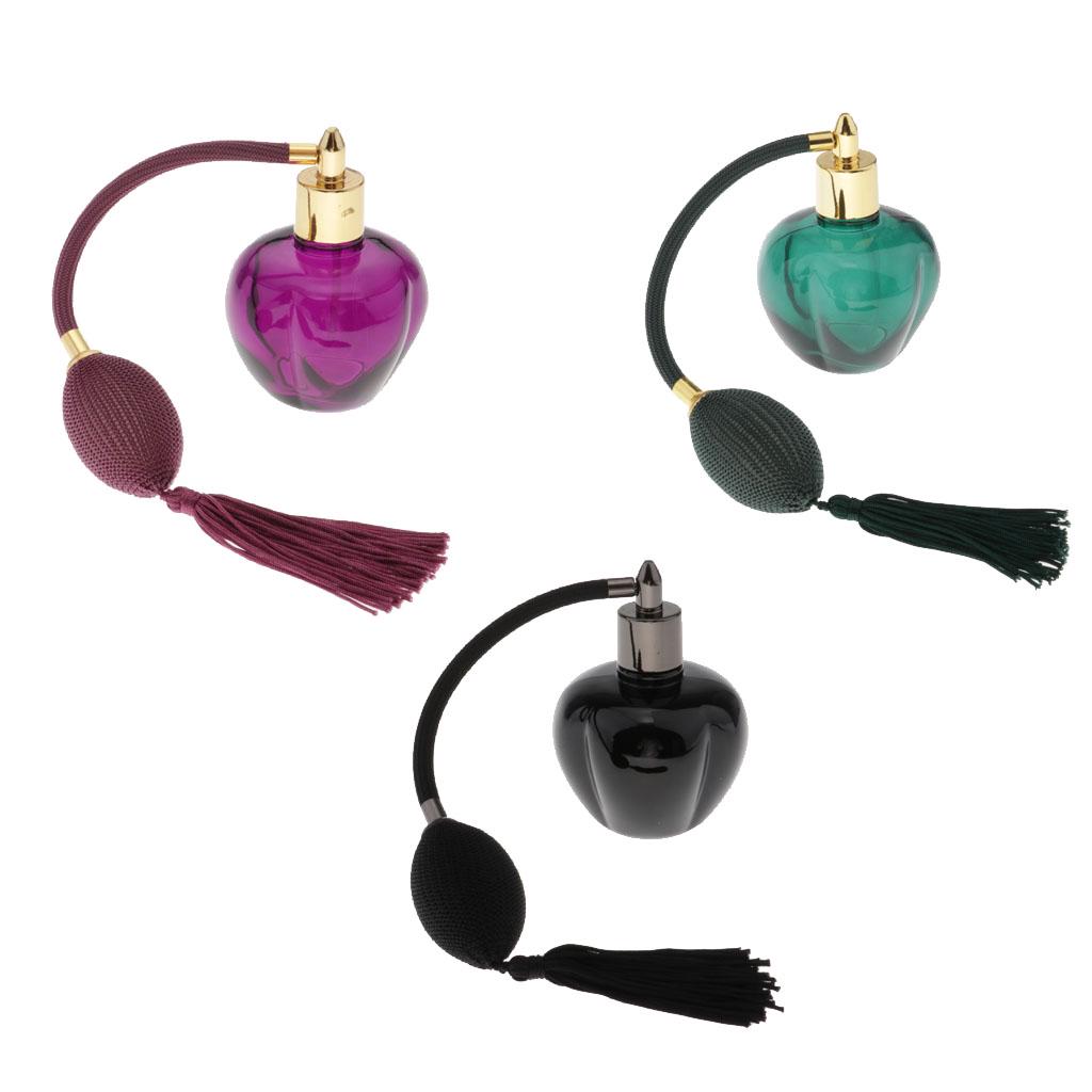 100ML Elegant Refillable Perfume Atomizer Spray Bottle Empty Glass Bottles