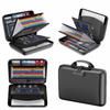 Large Capacity Fireproof Document Box 13 Accordion Pocket Accordion File Folder  Office Use