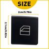 4* Switch Window Button Cap Cover For Benz Mercedes- W204 W212 C-Class E200 A207