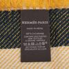 Hermes [Good Condition] Cashmere Fringe Scarf Jaune Soleil/Beige/EcruUsed