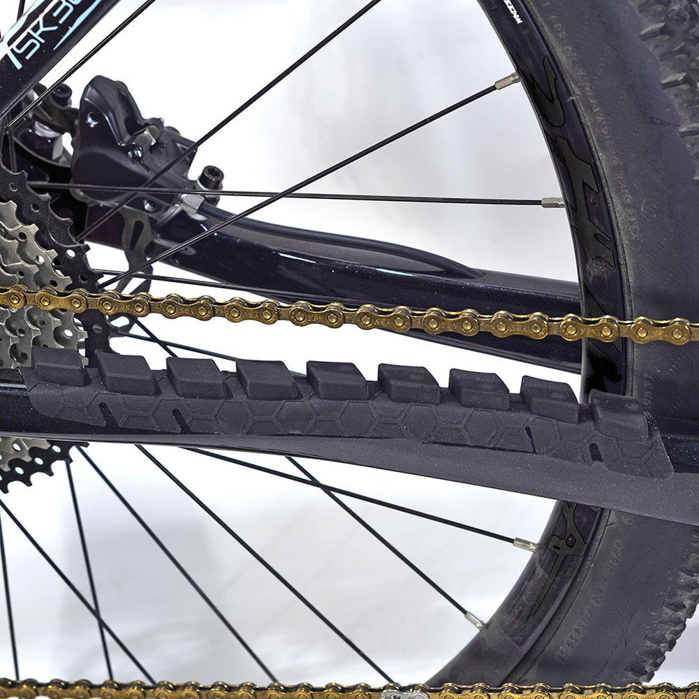 Силиконовая накладка на перья велосипедной цепи, защитная наклейка от царапин для горного велосипеда, шоссейного велосипеда MTB