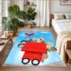 Crystal Velvet Rug Soft Non Slip Indoor Floor Mat Home DecorSnoopy Peanuts